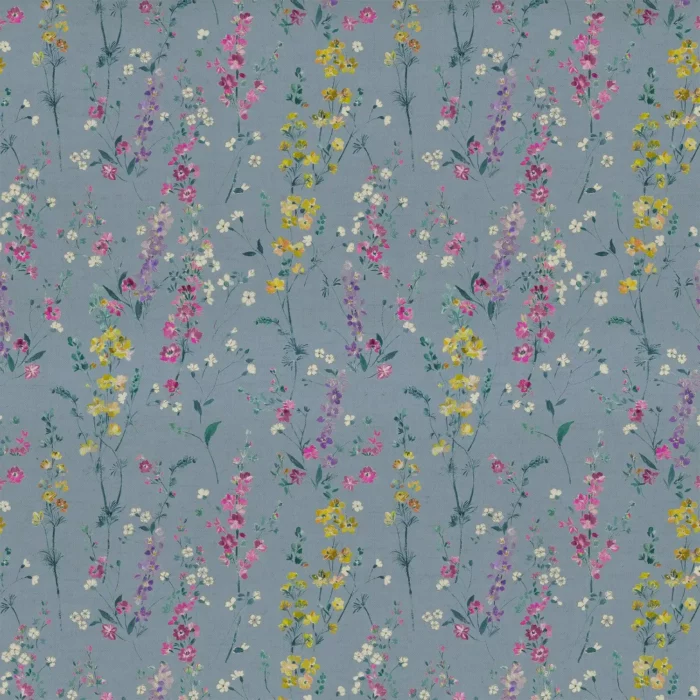 Briella Fabric - Bluebell Linen swatch