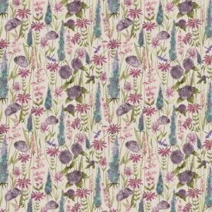 neutral botanical printed fabric from Voyage Maison