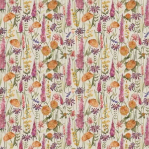 neutral botanical printed fabric from Voyage Maison