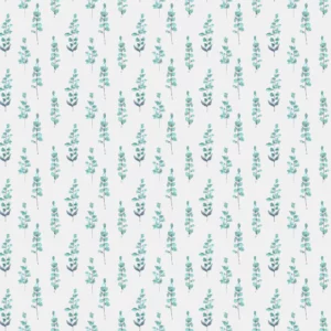 blue botanical printed fabric from Voyage Maison