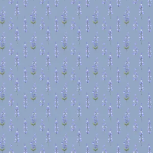 blue botanical printed fabric from Voyage Maison