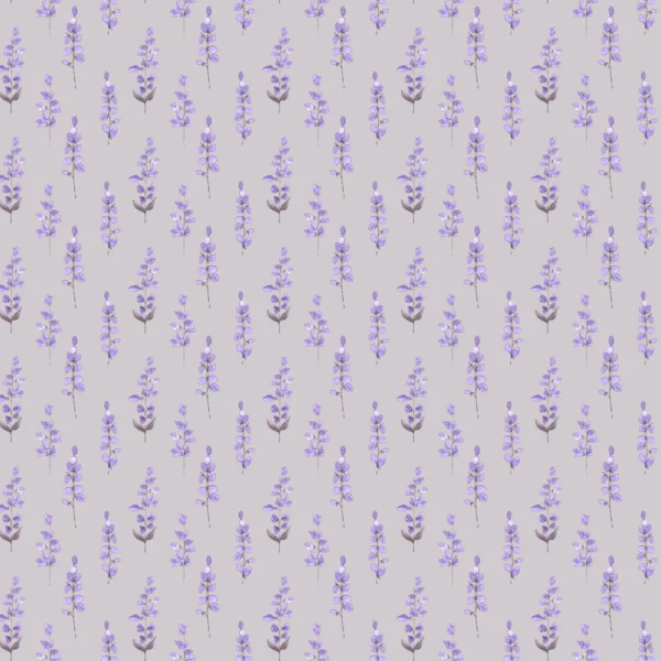 Helaine Fabric - Heather by black-grey botanical printed fabric from Voyage Maison