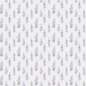 purple botanical printed fabric from Voyage Maison