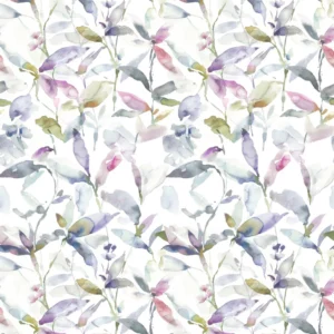 multicolour botanical cotton fabric from Voyage Maison