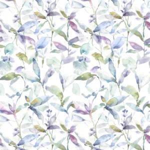 multicolour botanical cotton fabric from Voyage Maison