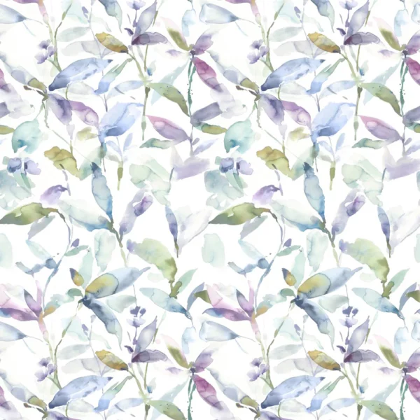 multicolour botanical cotton fabric from Voyage Maison