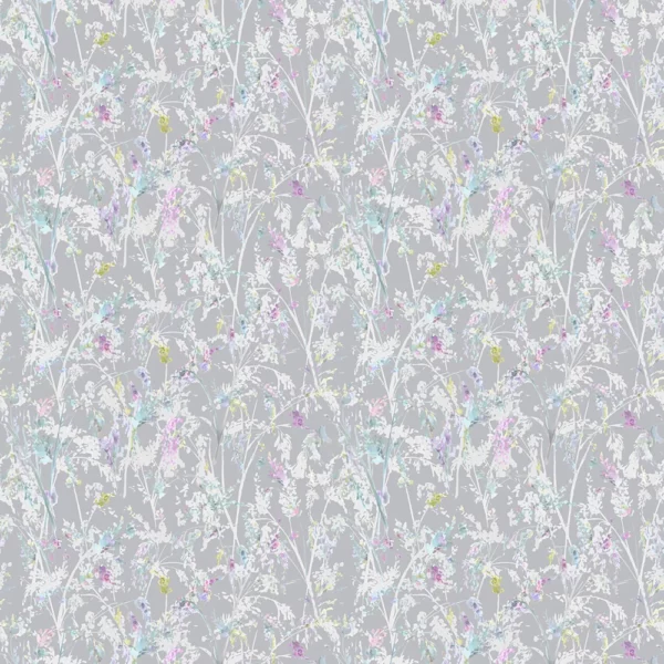Fenadina Fabric - Summer by multicolour botanical cotton fabric from Voyage Maison