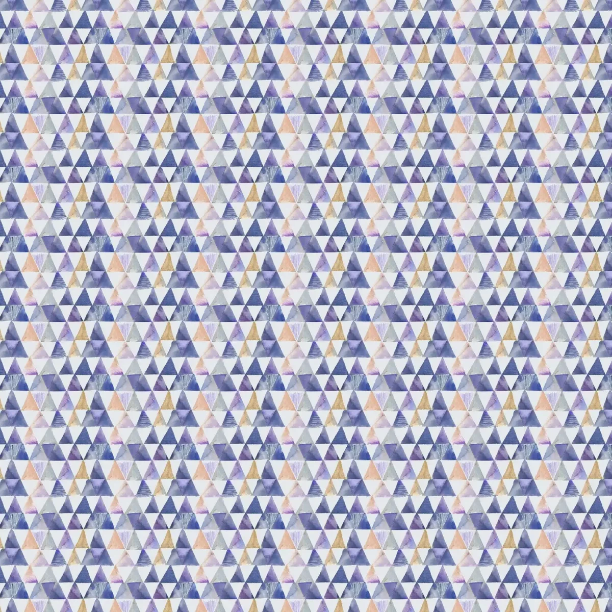 multicolour geometric cotton fabric from Voyage Maison