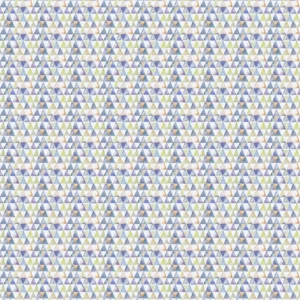 multicolour geometric cotton fabric from Voyage Maison