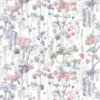 multicolour botanical cotton fabric from Voyage Maison