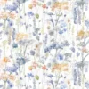 multicolour botanical cotton fabric from Voyage Maison