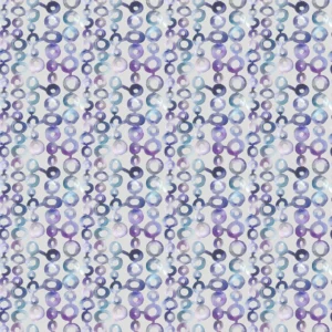 blue spotted cotton fabric from Voyage Maison