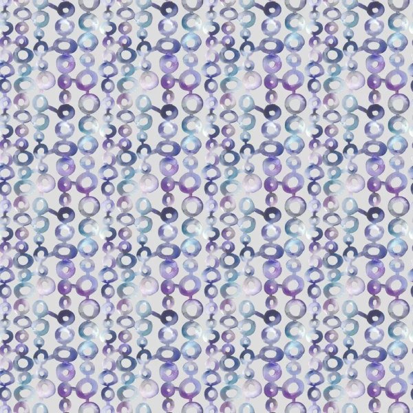 Macapa Fabric - Indigo by blue spotted cotton fabric from Voyage Maison
