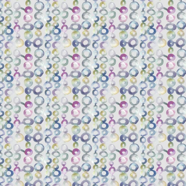Macapa Fabric - Summer by multicolour spotted cotton fabric from Voyage Maison