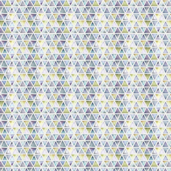Cuzco Fabric - Lemon by multicolour geometric cotton fabric from Voyage Maison