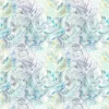multicolour botanical cotton fabric from Voyage Maison