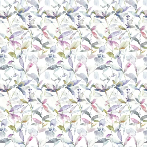 multicolour botanical cotton fabric from Voyage Maison
