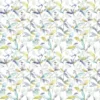 multicolour botanical cotton fabric from Voyage Maison