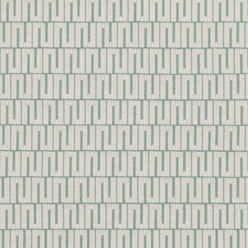Kente Fabric - Dew by green geometric woven fabric from Villa Nova