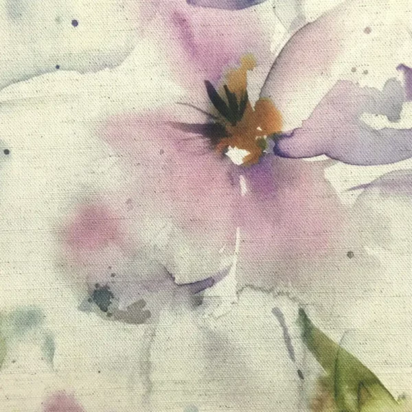multicolour botanical cotton fabric from Voyage Maison