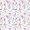multicolour botanical cotton fabric from Voyage Maison