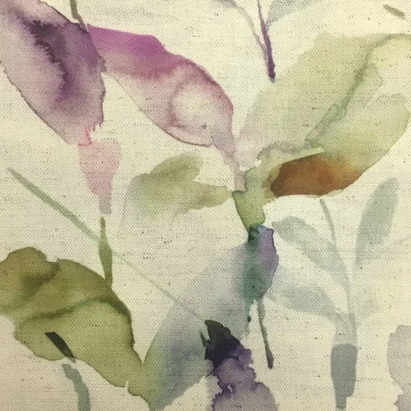 multicolour botanical cotton fabric from Voyage Maison