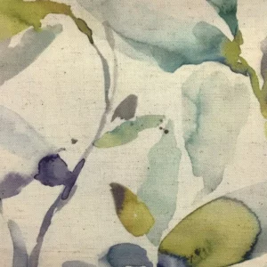 multicolour botanical cotton fabric from Voyage Maison