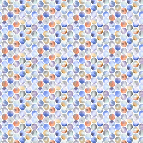 Kiribati Fabric - Clementine by multicolour spotted cotton fabric from Voyage Maison
