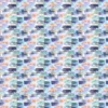 blue geometric cotton fabric from Voyage Maison
