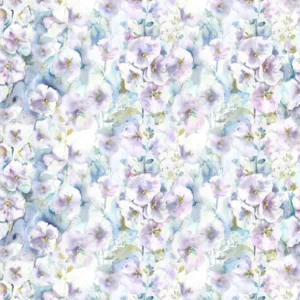 multicolour botanical cotton fabric from Voyage Maison