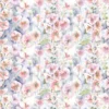 multicolour botanical cotton fabric from Voyage Maison