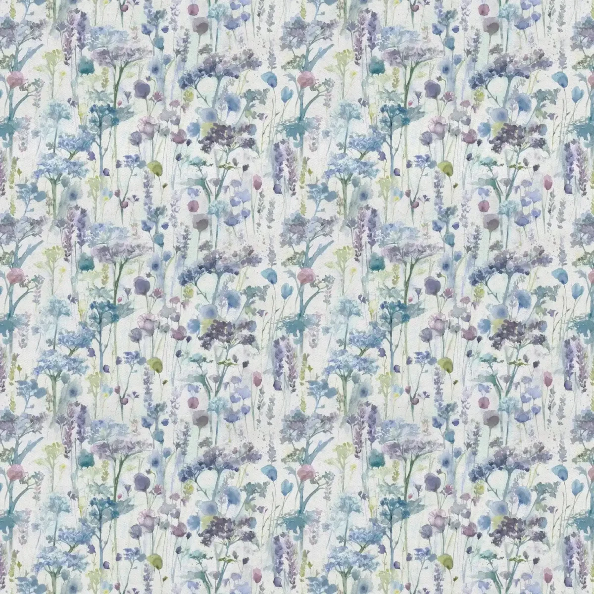 multicolour botanical cotton fabric from Voyage Maison