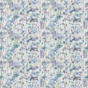 multicolour botanical cotton fabric from Voyage Maison