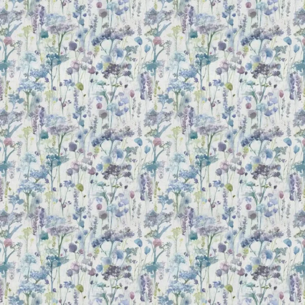 multicolour botanical cotton fabric from Voyage Maison