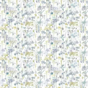multicolour botanical cotton fabric from Voyage Maison