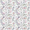 multicolour botanical cotton fabric from Voyage Maison