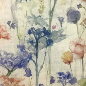 multicolour botanical cotton fabric from Voyage Maison