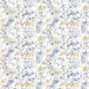 multicolour botanical cotton fabric from Voyage Maison