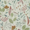 multicolour botanical jacquard fabric from Voyage Maison