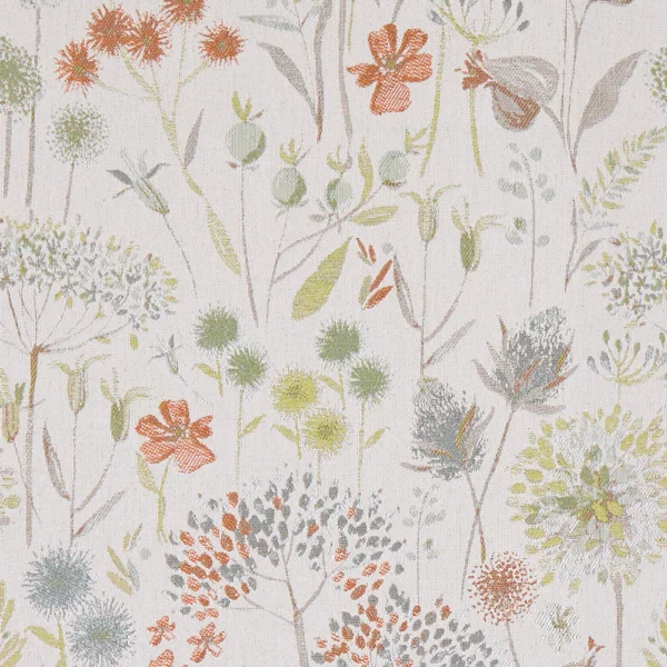 multicolour botanical jacquard fabric from Voyage Maison
