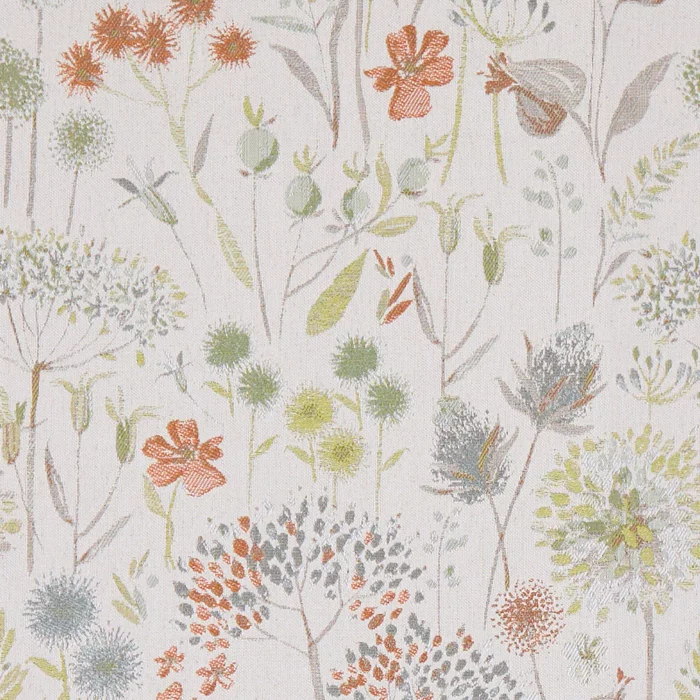 Flora Fabric - Linen / Autumn swatch