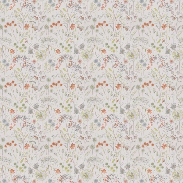 Flora Fabric - Linen / Spring from