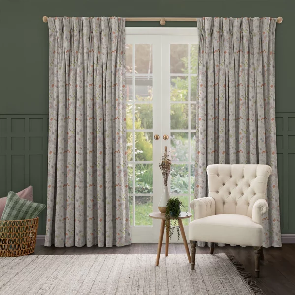 Flora Fabric - Linen / Spring from