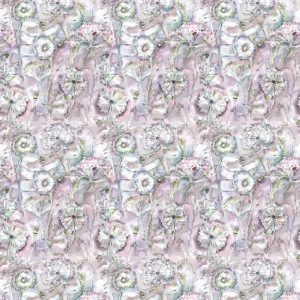 multicolour botanical cotton fabric from Voyage Maison