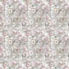 black-grey botanical cotton fabric from Voyage Maison