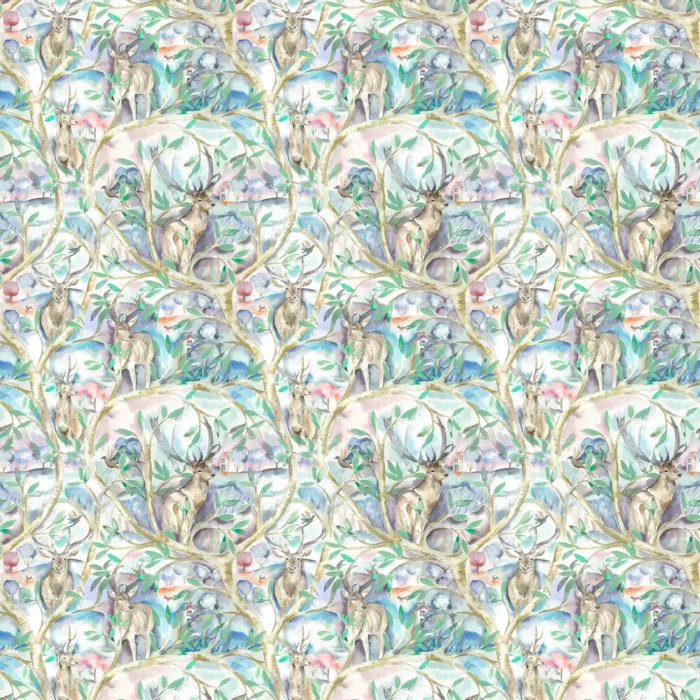 Whinlatter Fabric - Teal swatch
