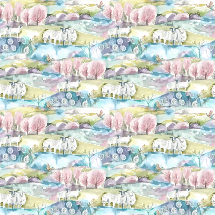 Buttermere Fabric - Sweetpea swatch