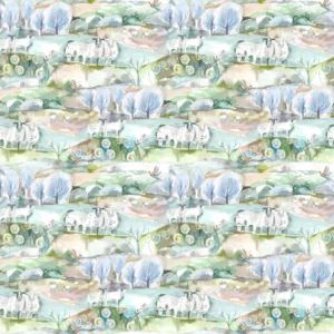 multicolour animal cotton fabric from Voyage Maison