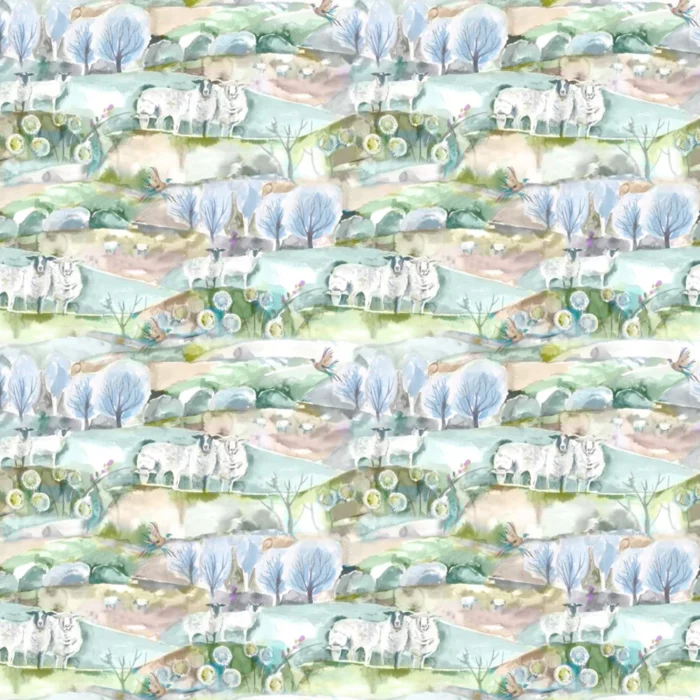 Buttermere Fabric - Sage swatch