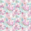 multicolour botanical cotton fabric from Voyage Maison